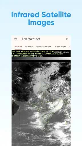 भारत उपग्रह मौसम screenshot