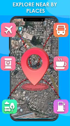 मानचित्र ड्राइविंग निर्देश screenshot