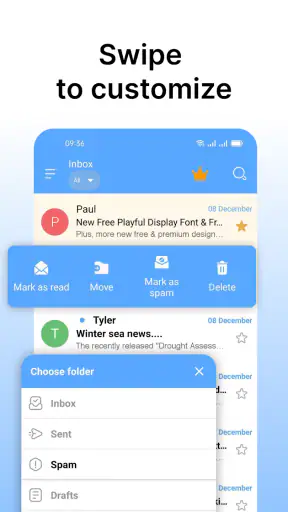 मेल - सभी ईमेल खाते screenshot