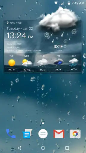 मौसम पूर्वानुमान विजेट screenshot