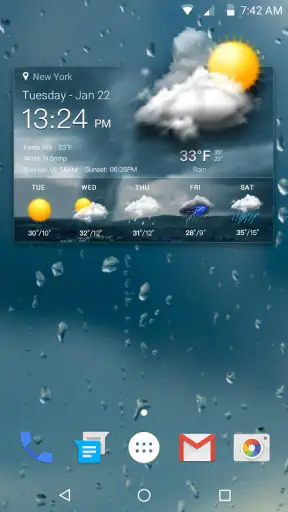 मौसम पूर्वानुमान विजेट screenshot