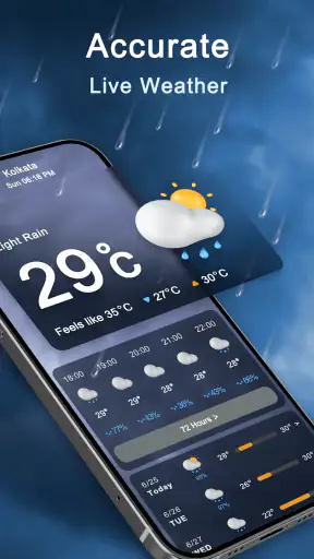 मौसम पूर्वानुमान - वर्षा रडार screenshot