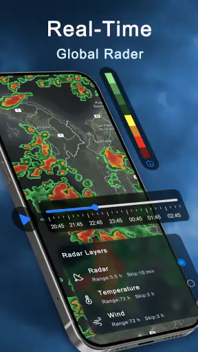 मौसम पूर्वानुमान - वर्षा रडार screenshot