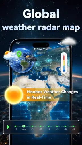 मौसम रडार: लाइव पूर्वानुमान screenshot