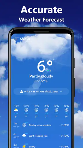 मौसम - लाइव रडार और विजेट screenshot