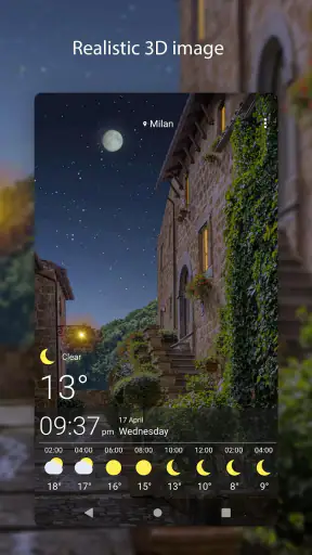 मौसम लाइव वॉलपेपर screenshot