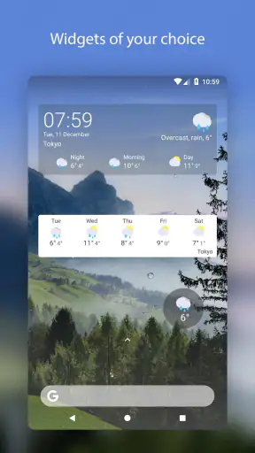 मौसम लाइव वॉलपेपर screenshot