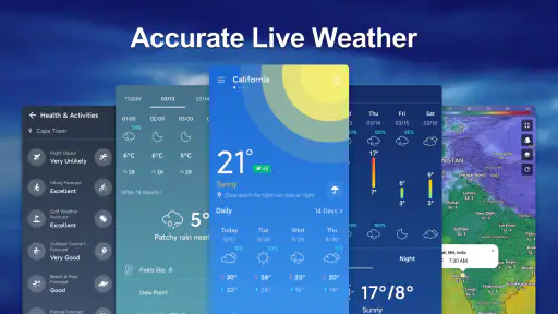 मौसम लाइव: सटीक मौसम ऐप screenshot