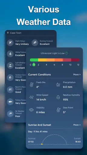 मौसम लाइव: सटीक मौसम ऐप screenshot