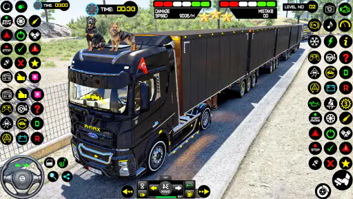 यूरो ट्रक-सिटी कार्गो ट्रक screenshot