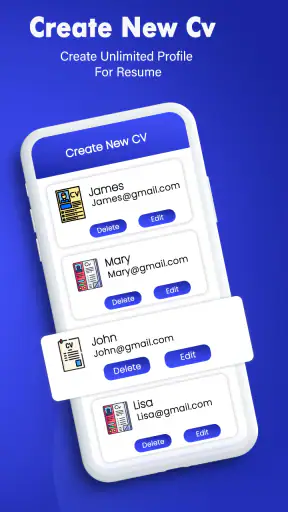 रिज्यूमे मेकर - CV बिल्डर screenshot