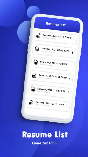 रिज्यूमे मेकर - CV बिल्डर screenshot