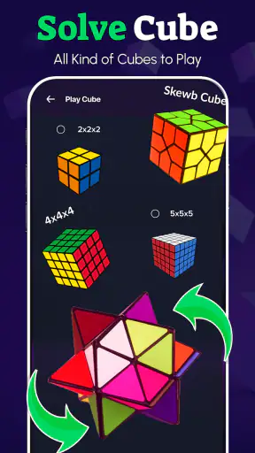 रुबिकस क्युब पहेली घन सॉल्वर आ screenshot