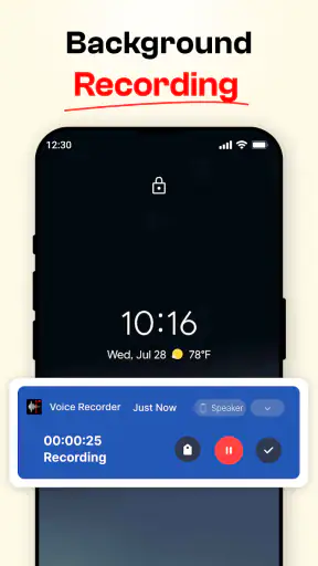 वॉइस रिकॉर्डर और मेमो screenshot