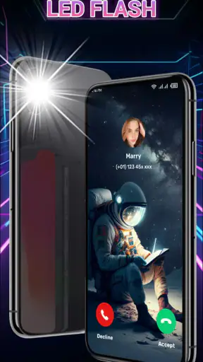 वॉलपेपर कॉल थीम: कॉल स्क्रीन screenshot