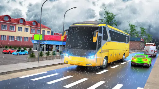 शहर बस 3D आधुनिक बस वाला गेम screenshot