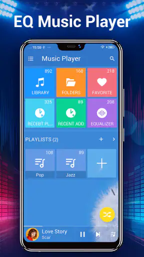 संगीत प्लेयर - ऑडियो प्लेयर screenshot