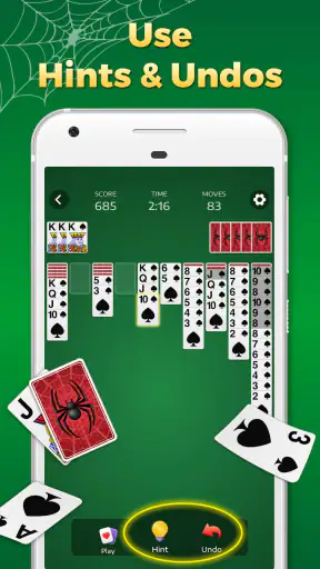 स्पाइडर सॉलिटेयर क्लासिक गेम्स screenshot