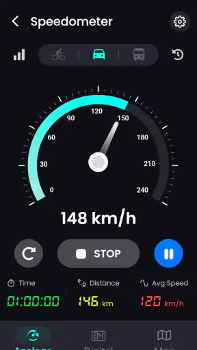 स्पीडोमीटर - जीपीएस ओडोमीटर screenshot