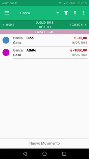 Portafoglio - Gestione spese screenshot