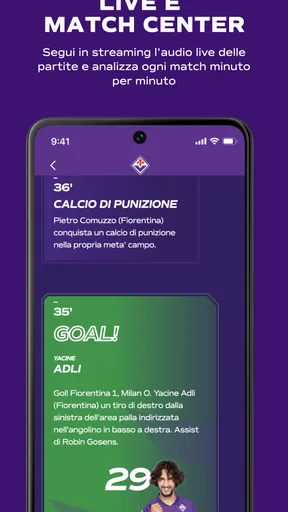 Fiorentina Official App screenshot