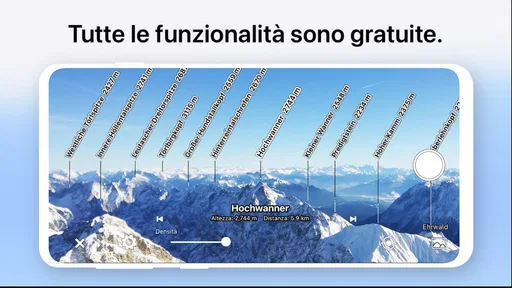 AR Mappa Montagne screenshot