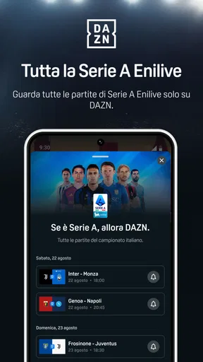 DAZN - Diretta Calcio e Sport screenshot