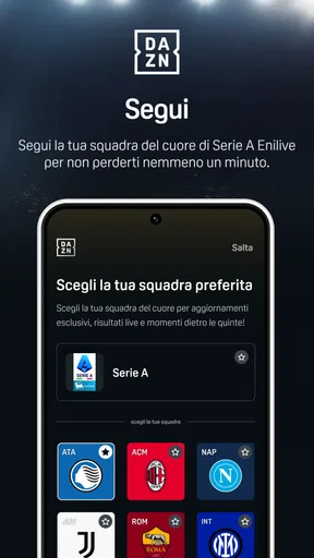 DAZN - Diretta Calcio e Sport screenshot