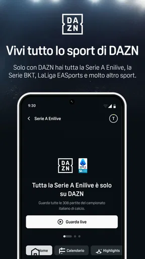 DAZN - Diretta Calcio e Sport screenshot