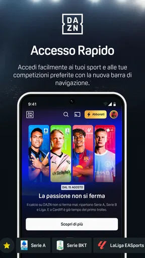 DAZN - Diretta Calcio e Sport screenshot