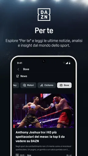 DAZN - Diretta Calcio e Sport screenshot