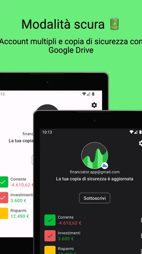 Financiator gestione di spese screenshot