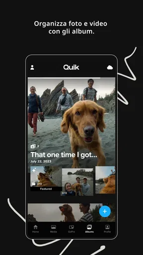 GoPro Quik: video editor screenshot