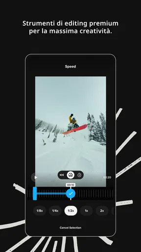 GoPro Quik: video editor screenshot