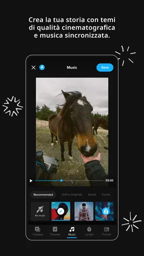 GoPro Quik: video editor screenshot