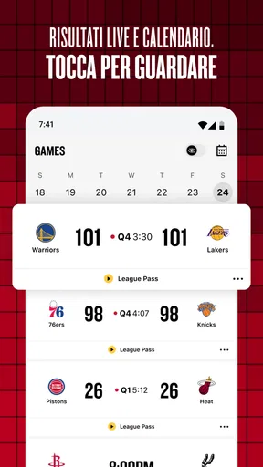 NBA: Partite & Risultati LIVE screenshot