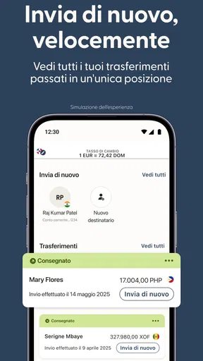 Remitly app: Invia denaro screenshot