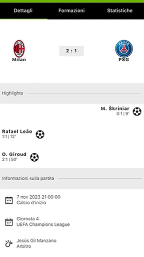 Calcionews24 screenshot