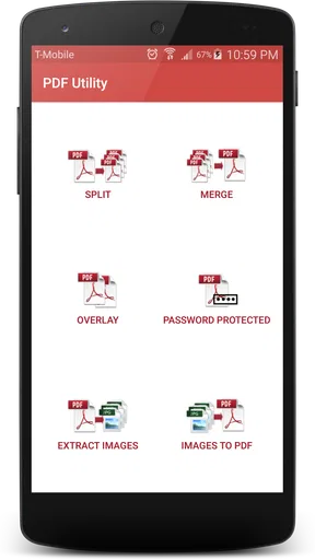 PDF Utility screenshot