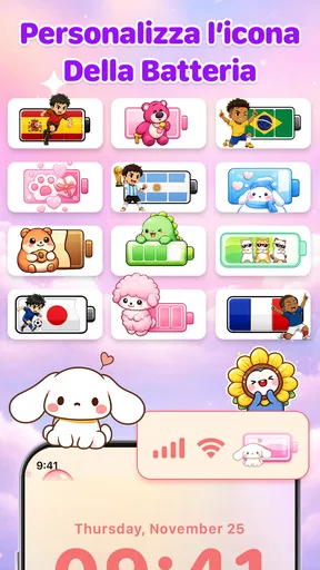 Emoji Battery Icon Customize screenshot