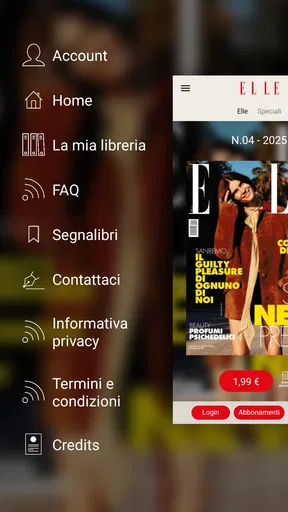 Elle Italy screenshot