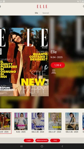 Elle Italy screenshot