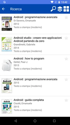 Polimi Library screenshot