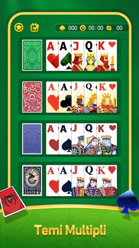 Gioco di Carte Solitario Ragno screenshot