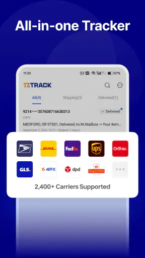 17TRACK Tracciamento Pacchi screenshot