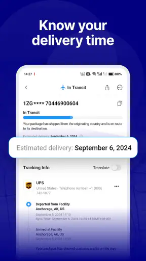 17TRACK Tracciamento Pacchi screenshot