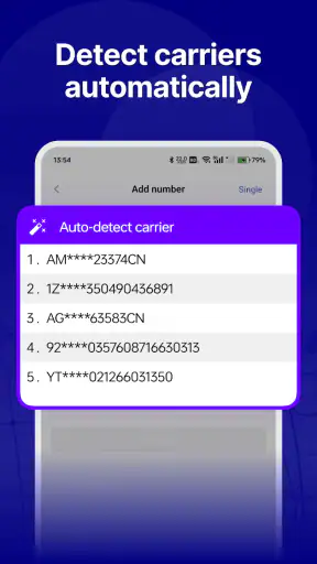 17TRACK Tracciamento Pacchi screenshot