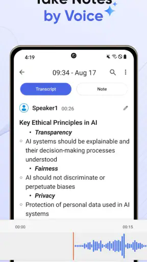 AI Transcribe Audio To Text screenshot