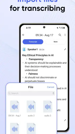 AI Transcribe Audio To Text screenshot