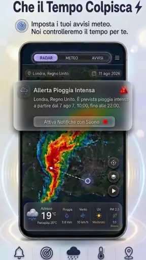 Allerte Meteo: Notifiche Smart screenshot